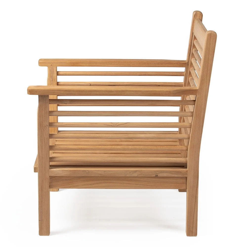 Grade A Teak Weather Resistant Solid Wood Lounge Chair B9900