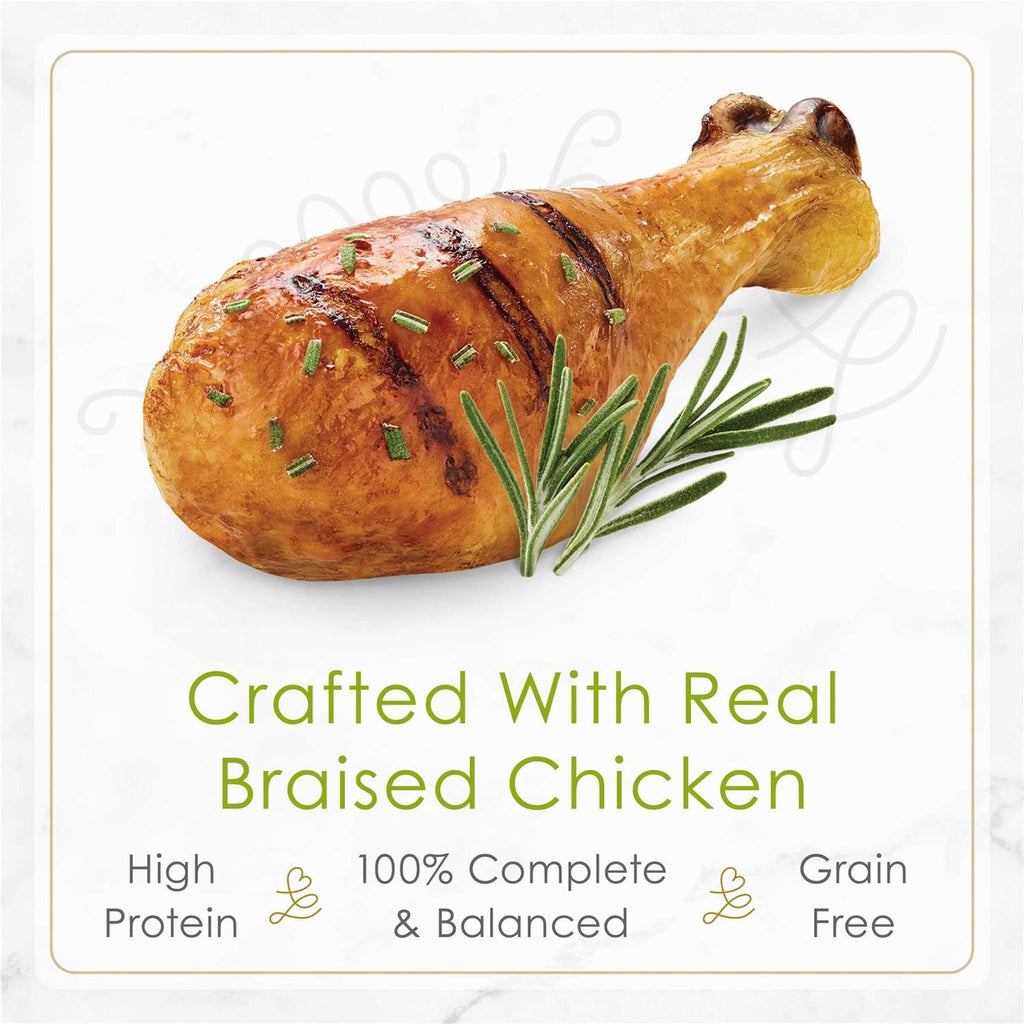 Braised Chicken Entree Wet Cat Food W9286