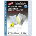 Blue 8 1/2" x 11" 20 lbs. Carbonless Security Paper, 500/Pack O621120