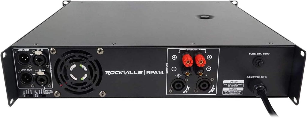 1400w RMS 2 Channel Power Amplifier T8622