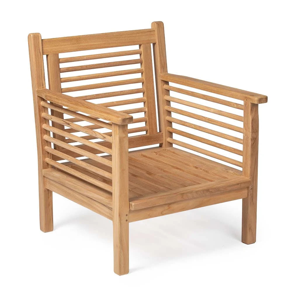 Grade A Teak Weather Resistant Solid Wood Lounge Chair B9900
