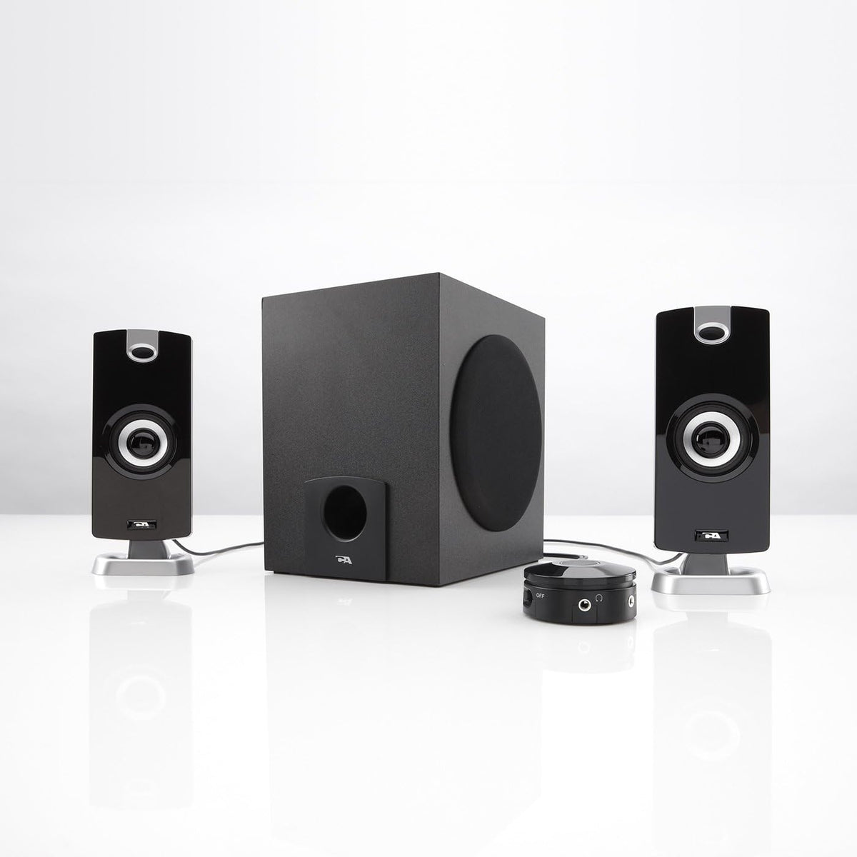 2.1 Subwoofer Speaker System Green Pack of 2 R2606