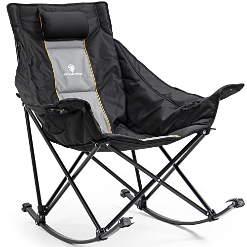Oversized Padded Rocking Camping Chair with Carry Bag W20385