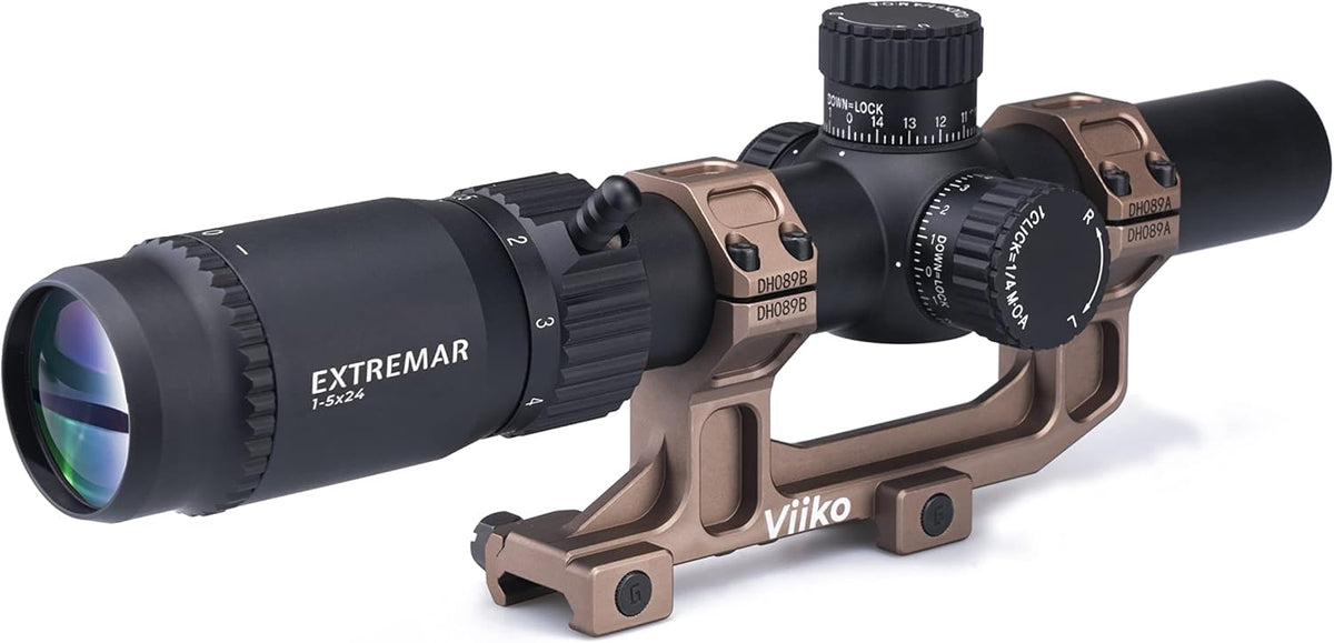 1-5x24 LPVO Scope with Half Mildot Reticle W572311