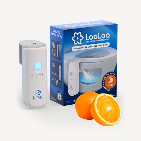 Automatic Touchless Toilet Spray Starter Kit with 1 Fragrance Bottle J82827