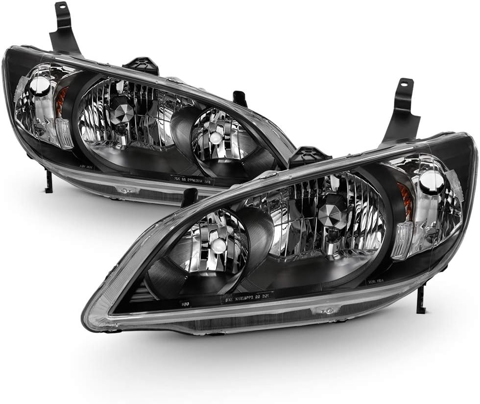 JDM Black Headlamps Set M24364
