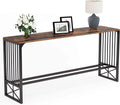 70.9 inch Sofa Console Table Rustic Brown R250