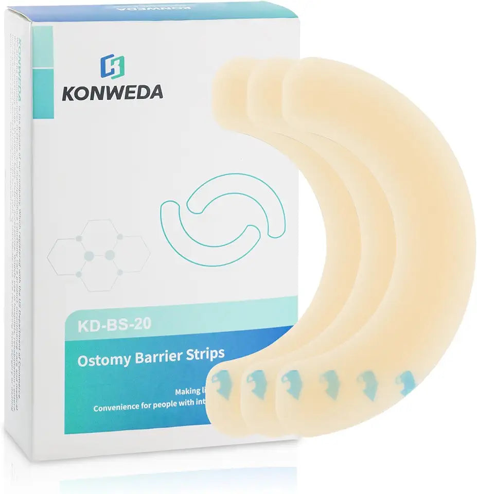 Elastic Barrier Strips for Colostomy Bags Pack of 20 S296