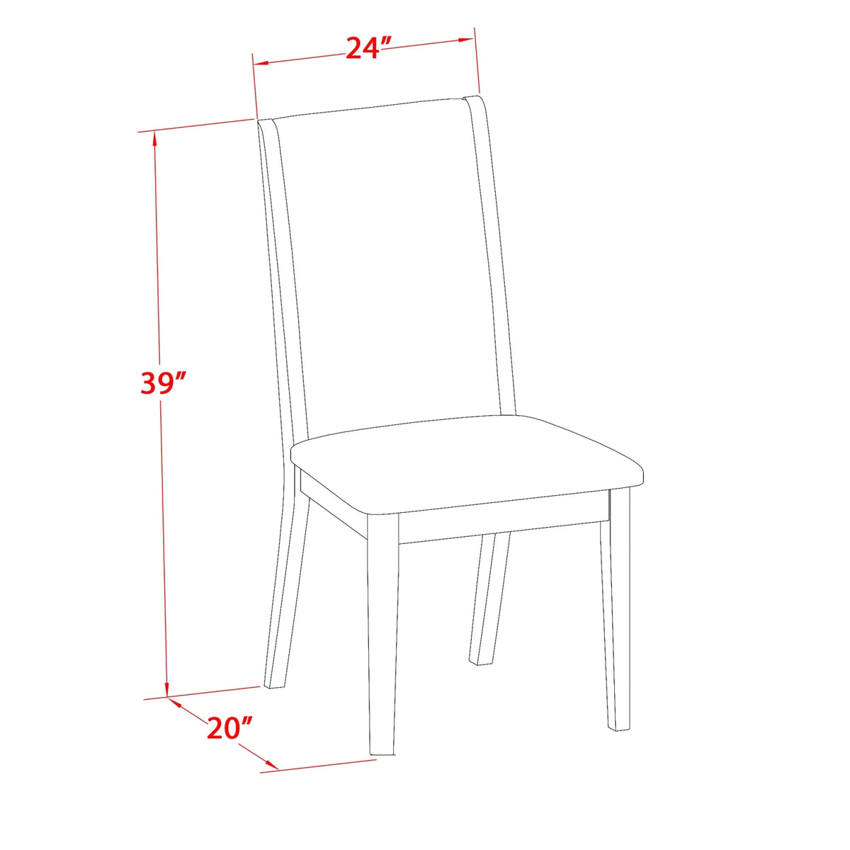 9 Pc Dining Room Table Set with Chairs A344
