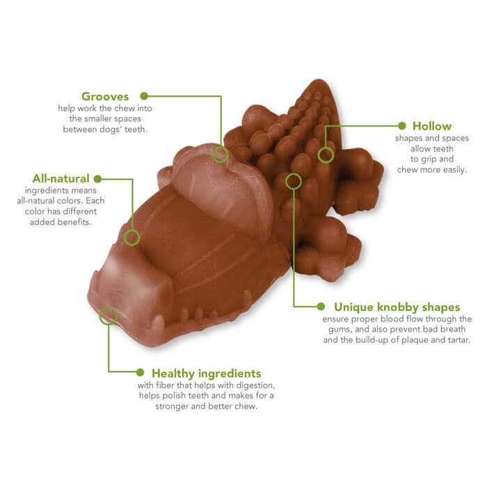 Alligator Dental Dog Treats F486