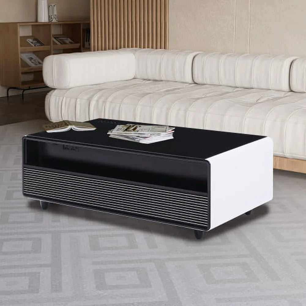 Smart Coffee Table with Built-in Fridge N6928
