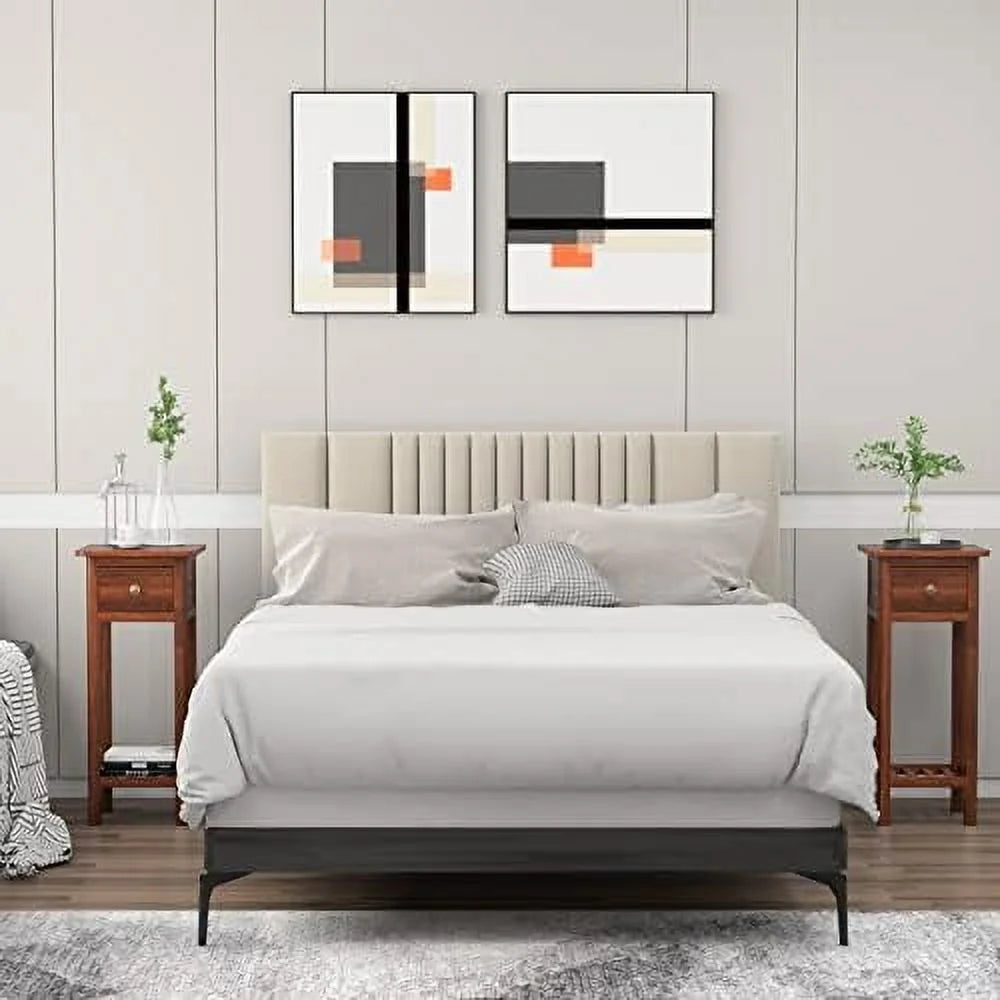 Narrow End Table Set of 2 with Drawer X4850