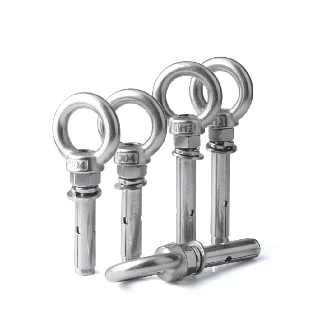 304 Stainless Steel Lifting Eye Bolt M14X150mm R315