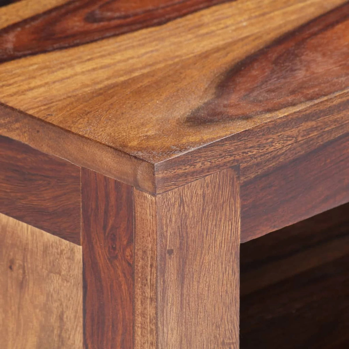 Sheesham Wood TV Cabinet with 2 Drawers B285894