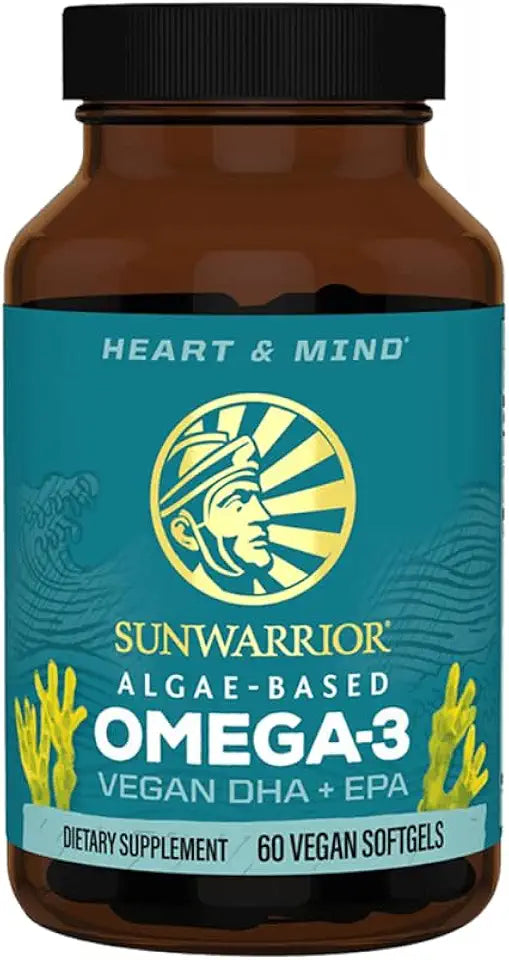 Vegan Omega 3 DHA & EPA Algal Oil Supplement 60 Count P602