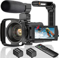 4K Camcorder UHD WiFi IR Night Version 48MP 30FPS 16X Digital Zoom 3 Touch Screen Camera U478763