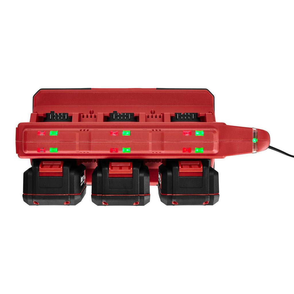 20V 6-Port Sequential Charger with Dual USB Ports F1920