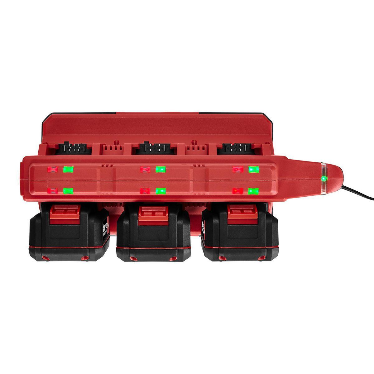 20V 6-Port Sequential Charger with Dual USB Ports F1920