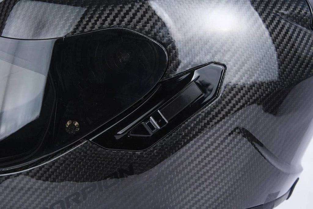 Red Carbon Motorcycle Helmet Z17389