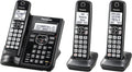 Black Cordless Phone System with 5 Handsets P7710