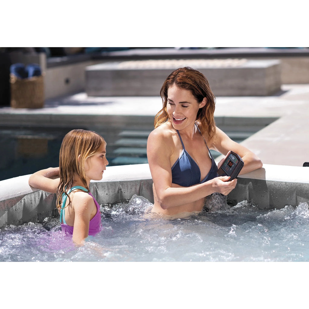 Inflatable Hot Tub with Multi-Colored LED Lights T7364