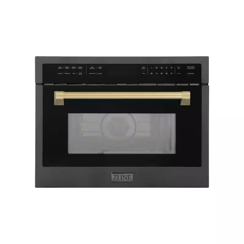 24 in. 1000-Watt Built-In Microwave Oven Black Stainless Steel K26187
