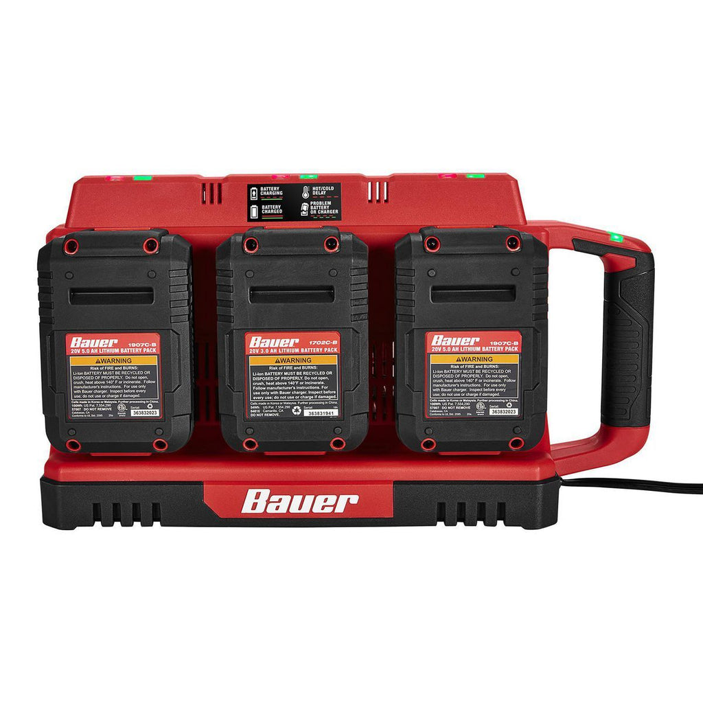 20V 6-Port Sequential Charger with Dual USB Ports F1920