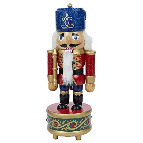 8.5-Inch Wooden Musical Nutcracker W96612
